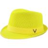 image:imageThe Hat Depot Light Weight Classic Soft Cool Mesh Crushable Fedora hatNeon Yellow
