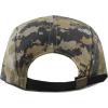 image:imageThe Hat Depot Made in USA Cotton Twill 5 Panel Flat Brim Genuine Leather Brass Biker Board CapCamo4