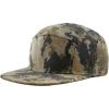 image:imageThe Hat Depot Made in USA Cotton Twill 5 Panel Flat Brim Genuine Leather Brass Biker Board CapCamo4