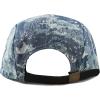 image:imageThe Hat Depot Made in USA Cotton Twill 5 Panel Flat Brim Genuine Leather Brass Biker Board CapCamo6