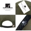 image:imageThe Hat Depot Made in USA Cotton Twill 5 Panel Flat Brim Genuine Leather Brass Biker Board CapOlive