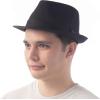 image:imageThe Hat Depot Premium Paisley Lining Unisex Fedora Hat1 Premium  Black