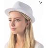 image:imageThe Hat Depot Premium Paisley Lining Unisex Fedora Hat1 Premium  White
