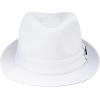image:imageThe Hat Depot Premium Paisley Lining Unisex Fedora Hat1 Premium  White