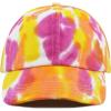 image:imageThe Hat Depot Unisex 100 Cotton Tie Dye Low Profile Washed Baseball CapG