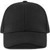 image:imageThe Hat Depot Women High Ponytail Sun Protect Structured Deep Fitted Athletic Baseball Cap HatBlack