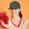 image:imageThe Hat Depot Women High Ponytail Sun Protect Structured Deep Fitted Athletic Baseball Cap HatGray