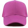 image:imageThe Hat Depot Women High Ponytail Sun Protect Structured Deep Fitted Athletic Baseball Cap HatPink Violet