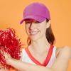 image:imageThe Hat Depot Women High Ponytail Sun Protect Structured Deep Fitted Athletic Baseball Cap HatPink Violet