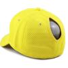 image:imageThe Hat Depot Women High Ponytail Sun Protect Structured Deep Fitted Athletic Baseball Cap HatYellow
