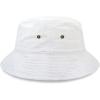 image:imageThe Hat Depot Youth Kids Washed Cotton amp Lightweight Nylon Packable Bucket Travel Hat Cap0 White
