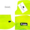 image:imageThe Hat Depot Youth Kids Washed Cotton amp Lightweight Nylon Packable Bucket Travel Hat Cap1 Lightweight  Neon Yellow