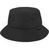 image:imageThe Hat Depot Youth Kids Washed Cotton amp Lightweight Nylon Packable Bucket Travel Hat Cap2 Lightweight  Black