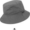 image:imageThe Hat Depot Youth Kids Washed Cotton amp Lightweight Nylon Packable Bucket Travel Hat Cap2 Lightweight  Dark Gray