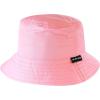 image:imageThe Hat Depot Youth Kids Washed Cotton amp Lightweight Nylon Packable Bucket Travel Hat Cap2 Lightweight  Light Pink