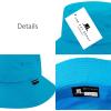 image:imageThe Hat Depot Youth Kids Washed Cotton amp Lightweight Nylon Packable Bucket Travel Hat Cap2 Lightweight  Turquoise