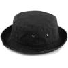 image:imageThe Hat Depot Youth Kids Washed Cotton amp Lightweight Nylon Packable Bucket Travel Hat CapBlack