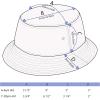 image:imageThe Hat Depot Youth Kids Washed Cotton amp Lightweight Nylon Packable Bucket Travel Hat CapBlue Denim