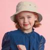 image:imageThe Hat Depot Youth Kids Washed Cotton amp Lightweight Nylon Packable Bucket Travel Hat CapKhaki