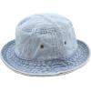 image:imageThe Hat Depot Youth Kids Washed Cotton amp Lightweight Nylon Packable Bucket Travel Hat CapLight Denim
