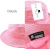 image:imageThe Hat Depot Youth Kids Washed Cotton amp Lightweight Nylon Packable Bucket Travel Hat CapLight Pink