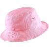 image:imageThe Hat Depot Youth Kids Washed Cotton amp Lightweight Nylon Packable Bucket Travel Hat CapLight Pink