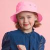 image:imageThe Hat Depot Youth Kids Washed Cotton amp Lightweight Nylon Packable Bucket Travel Hat CapLight Pink