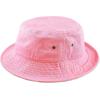 image:imageThe Hat Depot Youth Kids Washed Cotton amp Lightweight Nylon Packable Bucket Travel Hat CapLight Pink