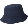 image:imageThe Hat Depot Youth Kids Washed Cotton amp Lightweight Nylon Packable Bucket Travel Hat CapNavy