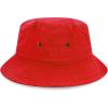 image:imageThe Hat Depot Youth Kids Washed Cotton amp Lightweight Nylon Packable Bucket Travel Hat CapRed