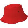 image:imageThe Hat Depot Youth Kids Washed Cotton amp Lightweight Nylon Packable Bucket Travel Hat CapRed