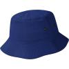 image:imageThe Hat Depot Youth Kids Washed Cotton amp Lightweight Nylon Packable Bucket Travel Hat CapRoyal Blue