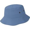 image:imageThe Hat Depot Youth Kids Washed Cotton amp Lightweight Nylon Packable Bucket Travel Hat CapSky Blue