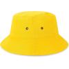 image:imageThe Hat Depot Youth Kids Washed Cotton amp Lightweight Nylon Packable Bucket Travel Hat CapYellow