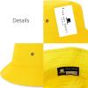 image:imageThe Hat Depot Youth Kids Washed Cotton amp Lightweight Nylon Packable Bucket Travel Hat CapYellow