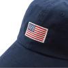 image:imageUSA Flag amp Embroidery Premium 100 Cotton Low Profile Adjustable Baseball Dad Cap1 Flagnavy