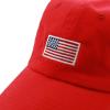 image:imageUSA Flag amp Embroidery Premium 100 Cotton Low Profile Adjustable Baseball Dad Cap1 Flagred