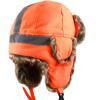 image:imageSafety Reflective Aviator Trapper Hat Snow Ski Trooper Winter Cap610 yrs 1 Reflective  Blaze Orange