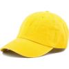 image:imageThe Hat Depot 100 Cotton Pigment Dyed Low Profile Dad Hat Six Panel Cap1 Yellow