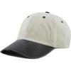 image:imageThe Hat Depot 100 Cotton Pigment Dyed Low Profile Dad Hat Six Panel Cap2 BeigeBlack