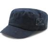 image:imageThe Hat Depot Cadet Military Army Baseball Cap Tie Dye amp Washed Cotton Basic amp Distressed Cadet Brushed Cotton Cap2 Distressed  Navy