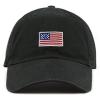 image:imageThe Hat Depot Kids American Flag amp Cute Embroidery Cotton Baseball Cap HatBlack