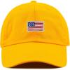 image:imageThe Hat Depot Kids American Flag amp Cute Embroidery Cotton Baseball Cap HatGold