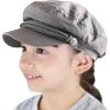 image:imageThe Hat Depot Kids Cotton Greek Fishermans Sailor Fiddler Driver Hat Cap  Charcoal