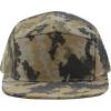 image:imageThe Hat Depot Made in USA Cotton Twill 5 Panel Flat Brim Genuine Leather Brass Biker Board CapCamo4
