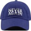 image:imageThe Hat Depot Never Again amp Enough School Walk Out amp Gun Control Embroidered Cotton Baseball Cap HatNever Againroyal