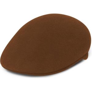 image:imageBlack Horn Newsboy Premium Crushable Soft Wool Felt Fall Winter Ascot Ivy Style HatBrown
