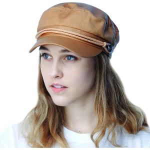 image:imageBlack Horn Unisex Cotton Greek Fishermans Sailor Fiddler Hat CapKhaki