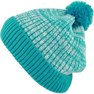 image:imageKids Knit Daily Pom Beanie Hat with Thick Fleece Lining for Boys and Girls Versatile Winter Warm Cozy Skull Hats for ChildrenTurquoise