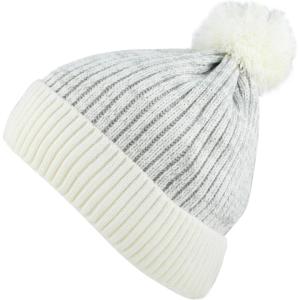 image:imageKids Knit Daily Pom Beanie Hat with Thick Fleece Lining for Boys and Girls Versatile Winter Warm Cozy Skull Hats for ChildrenWhite
